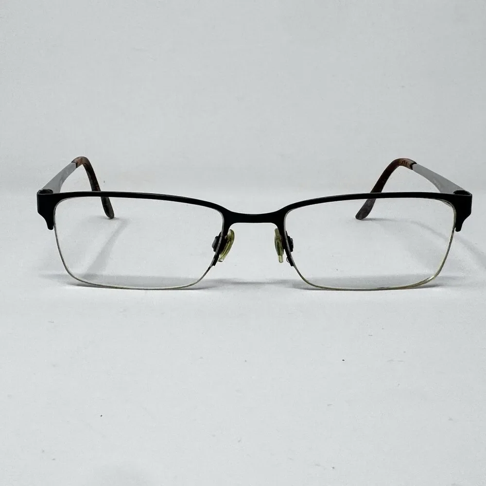 Ralph Lauren RL 5089 9281 Black Silver Metal Eyeglass Frames 54-18-140